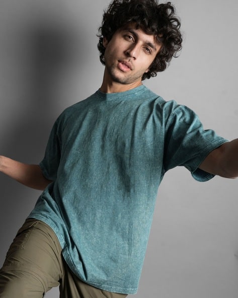 Buy Teal Tshirts for Men by BOMBAY TROOPER Online