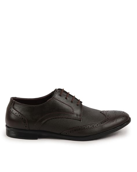 Men Genuine Leather Round-Toe Brogues