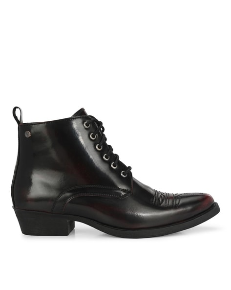 Delize Men Ankle-Length Lace-Up Boots