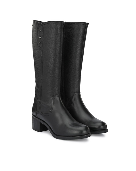 Delize Knee-Length Heeled Boots