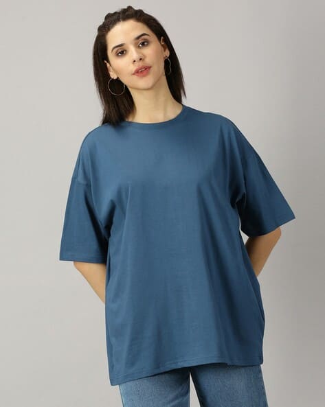 Buy DENIM BLUE Tshirts for Women by The Hollander Online