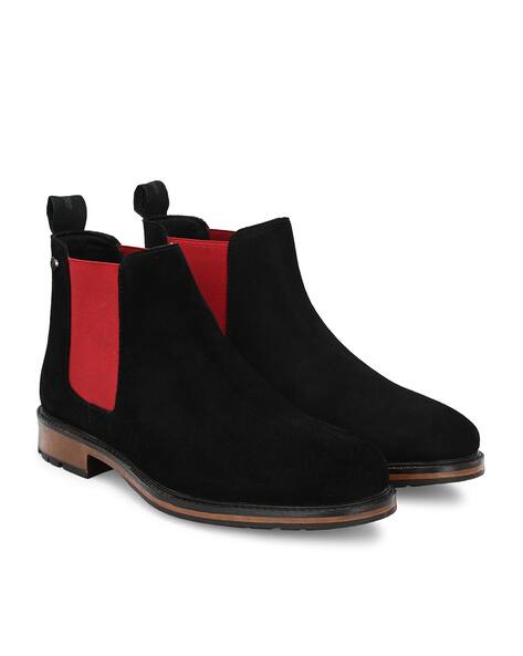 DELIZE Ankle-Length Slip-On Chelsea Boots