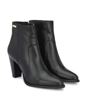 Pointed-Toe Ankle-Length Boots-image-18