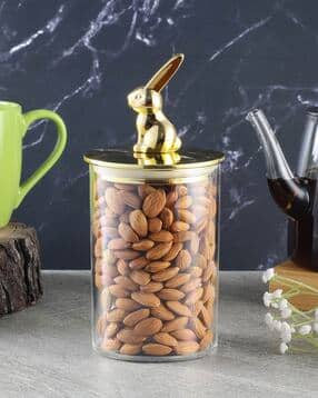 the decor mart Bunny Glass Storage Jar-picture-33