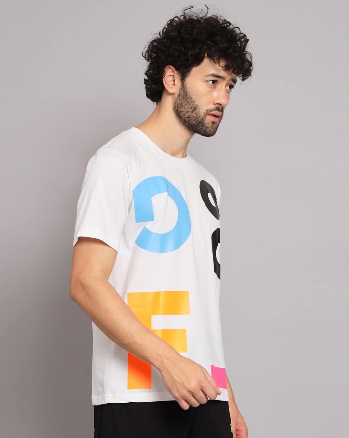 Buy GRIFFEL Cotton T-shirt & Shorts Online | Ajio.com