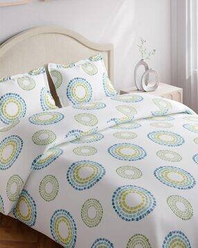haus & kinder 144 TC Printed Double Bedsheet with Pillow Covers-picture-40
