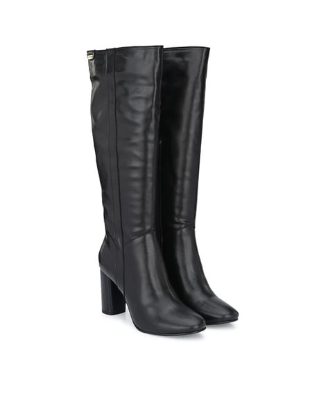 Delize Knee-Length Boots with Zip Closure