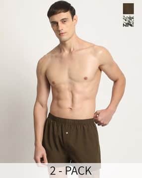 the bear house Men Pack of 2 Printed Boxers with Elasticated Waist-picture-31