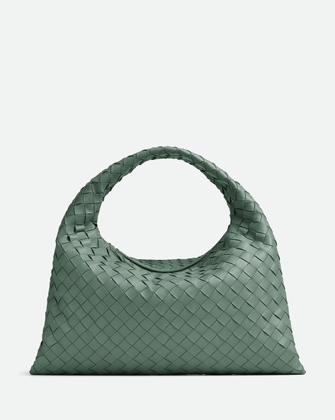 バッグ Bottega Veneta Leather Hobo Shoulder Bag BOTTEGA VENETA Large Hobo Intrecciato Leather Shoulder Bag | COCOON
