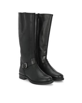 delize Women Knee-Length Boots with Tang-Buckle Closure-picture-15