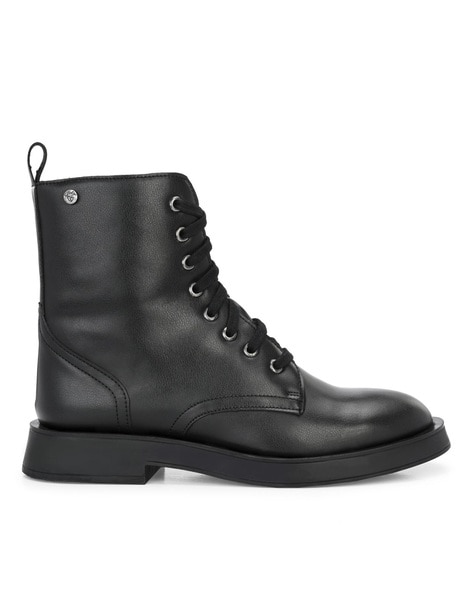 Delize Men Round-Toe Ankle-Length Boots