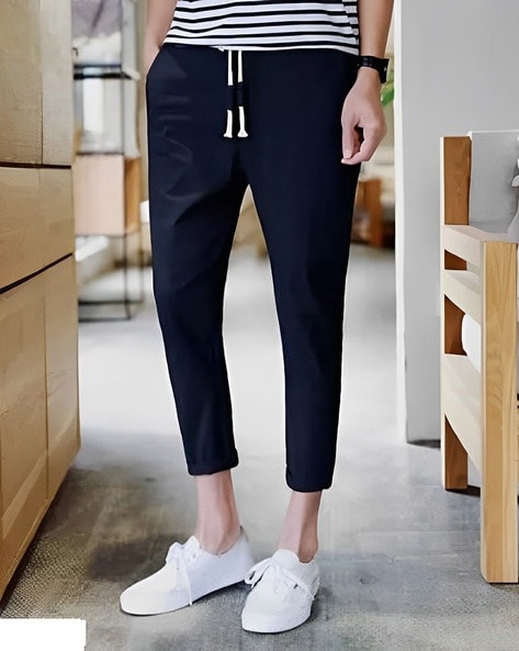 Men Straight Track Pants