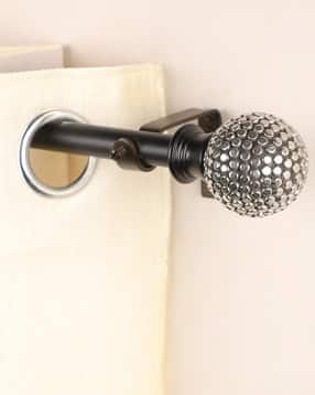 the decor mart Extendable Curtain Rod & Finials Set-picture-10