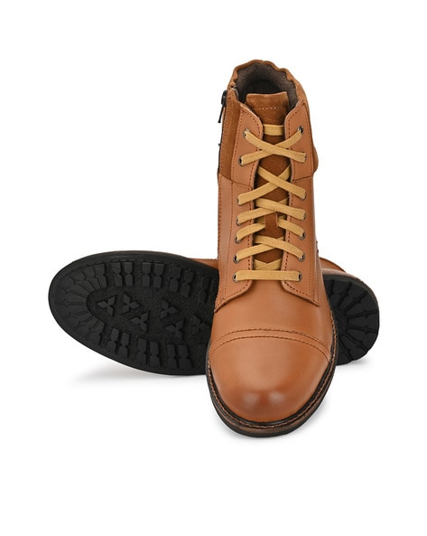 Delize Ankle Length Lace-up Boots