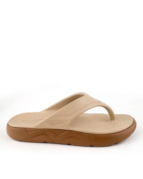 Women Logo Embossed Thong Strap Slip-On Flip-Flops