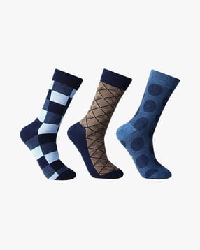 bonjour Men Pack of 3 Mid-Calf Length Socks-picture-11