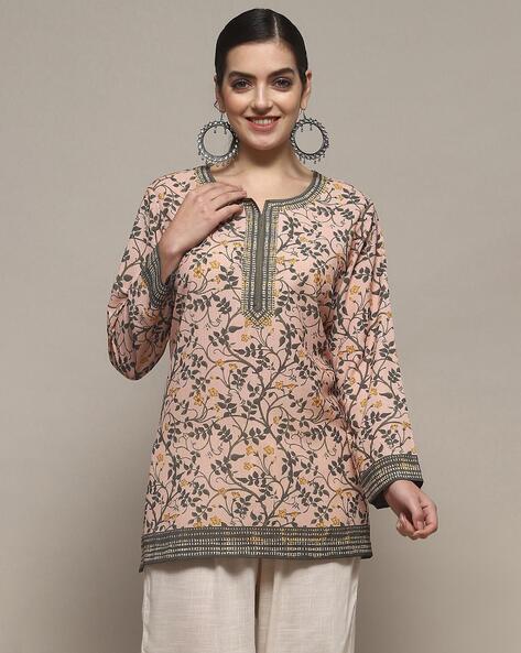 Buy Beige Kurtis Tunics for Women by Biba Online Ajio