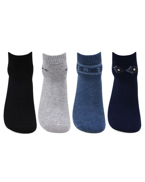 Bonjour Pack of 4 Ankle-Length Socks