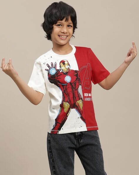 Buy Multicoloured Tshirts for Boys by KIDSVILLE Online