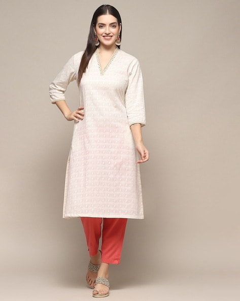 Buy White Kurtas for Women by Biba Online Ajio