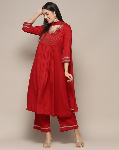 Biba red suit best sale