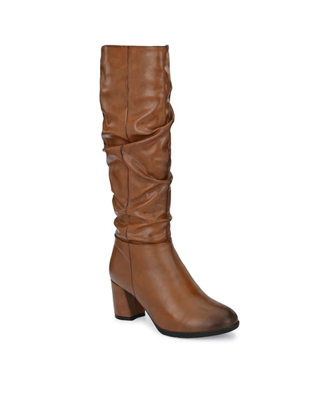 Delize Knee-Length Heeled Boots