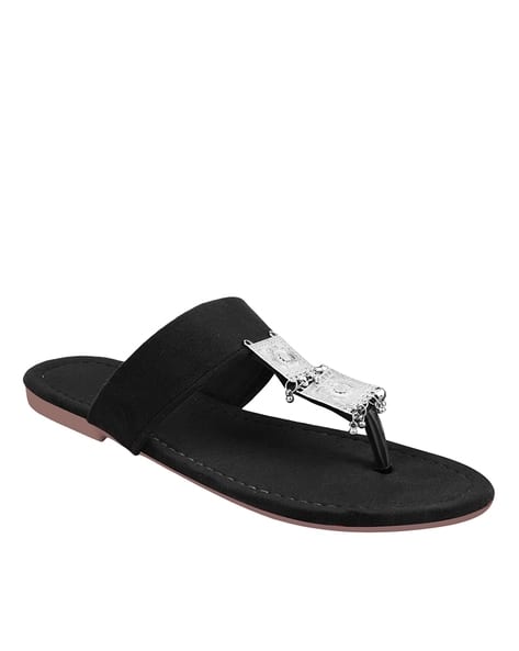 Buy Black Flat Sandals for Women by The White Pole X AG Online