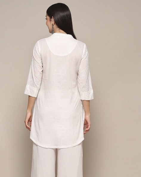 Buy White Kurtis Tunics for Women by Biba Online Ajio