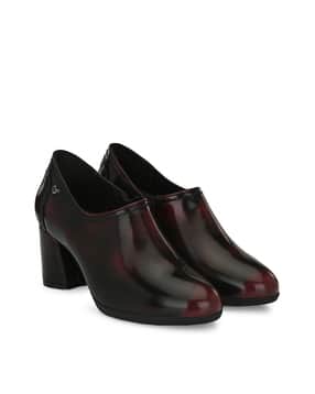 Ankle Length Heeled Shoes-image-44