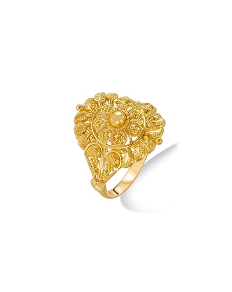 Women Yellow Gold Finger Ring