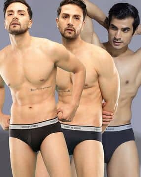Pack of 3 Cotton Briefs with Contoured Crotch-image-38