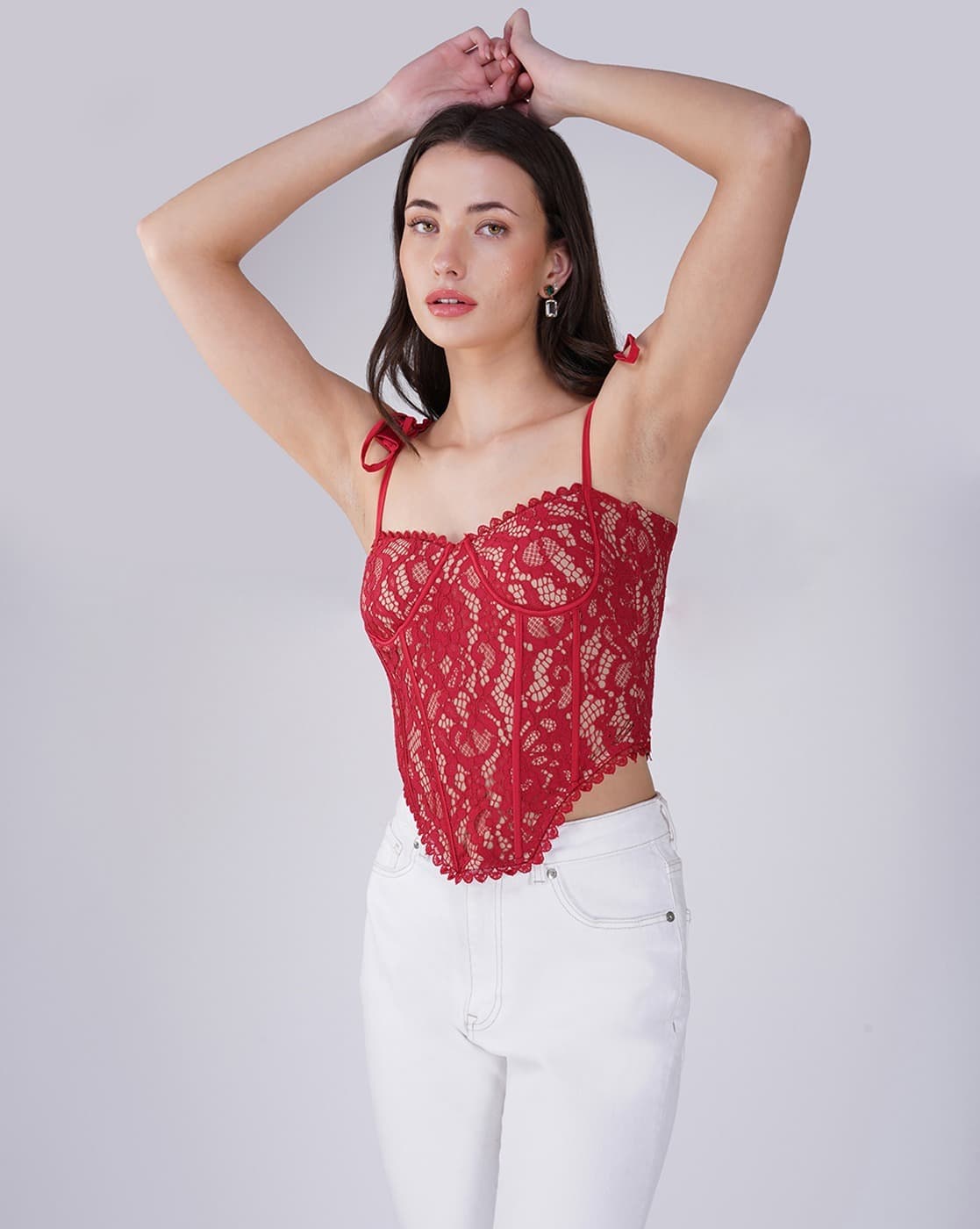 Buy Red Tops for Women by Westo India Online | Ajio.com