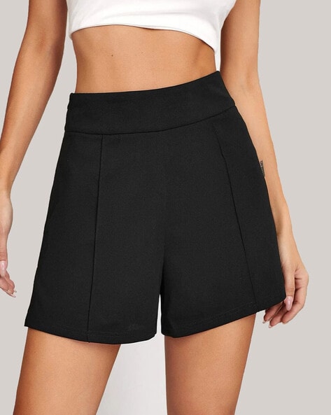 Buy Black Shorts for Women by BUYNEWTREND Online Ajio