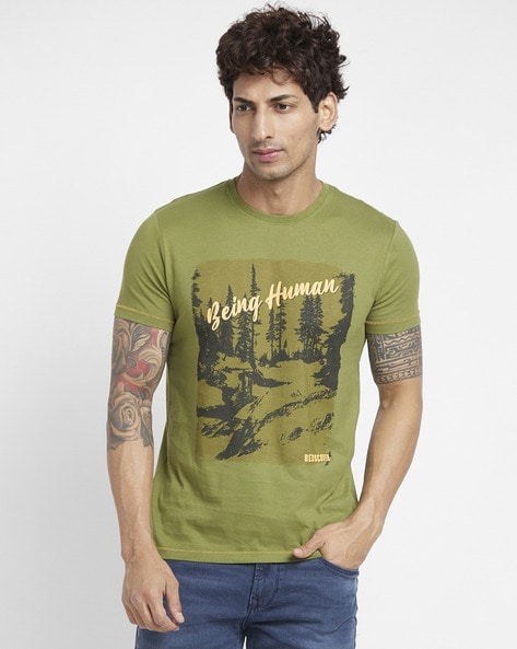 Being human men's t shirt online best sale