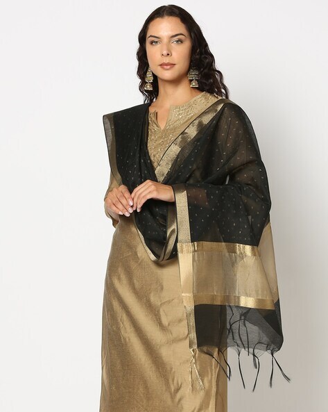 Women Zari Weaved Dupatta Price in India