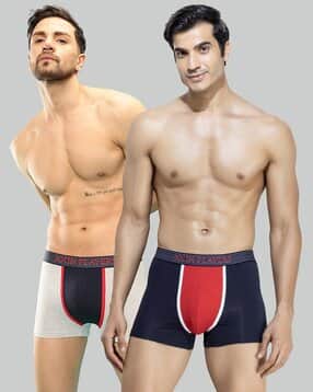 john players Pack of 2 Cotton Trunks with Contoured Crotch-picture-11