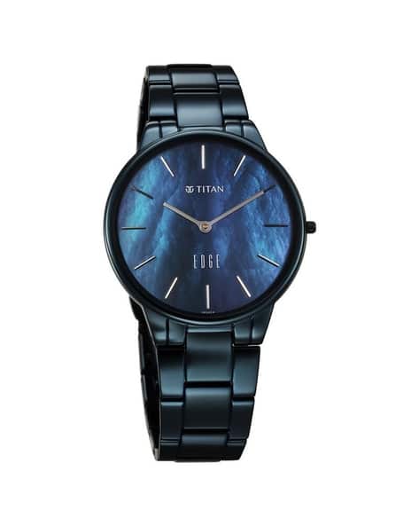 đồng Hồ Titan Slim Black Watch Cost Of Titan Edge Wrist Watch