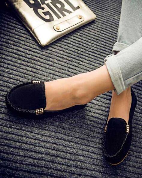 Buy Black Flat Shoes for Women by STYLESTRY Online