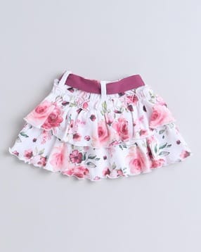 bumzee 3-Piece Floral Print Skirt Set with Headband-picture-19