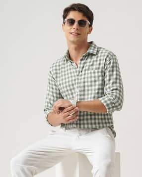 british club Men Checked Slim Fit Shirt-picture-18