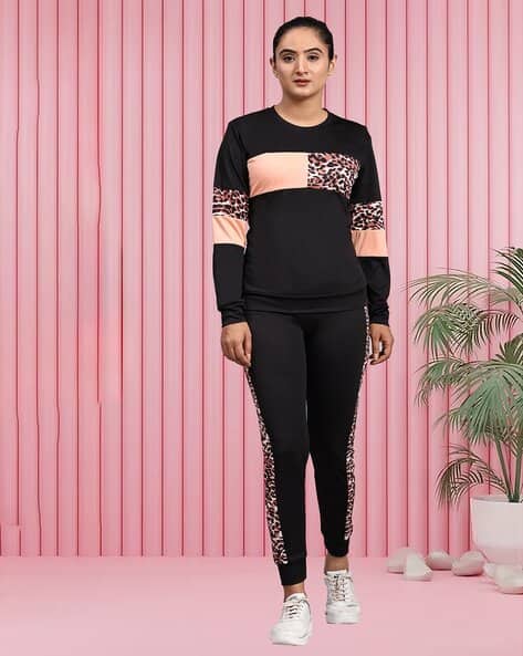 Buy Pink Tracksuits for Women by Alisba Online