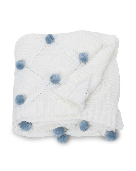 Haus & Kinder Whimsical Pom-Pom Cotton AC Blanket