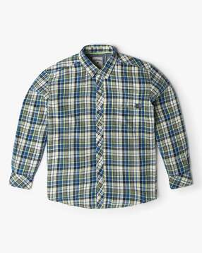 lee cooper Boys Checked Relaxed Fit Shirt-picture-27