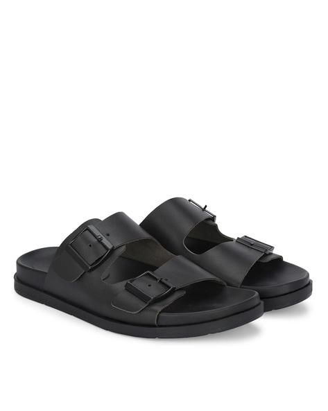 Delize Men Double-Strap Slip-On Sandals