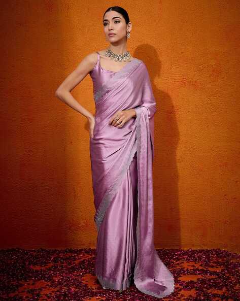 Ri-wah Women Embellished Saree with Blouse Piece