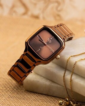 Girls Analogue Watch with Metal Strap-FV60024QM01W-image-8