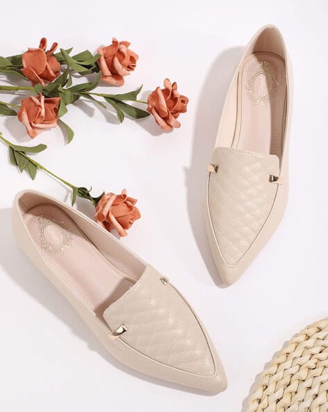 Slip-On Quilted Ballerinas