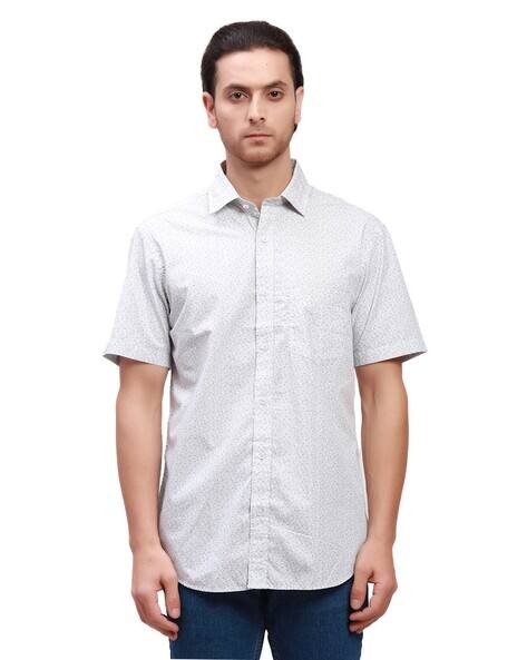 Colorplus Men Micro Print Tailored Fit Shirt