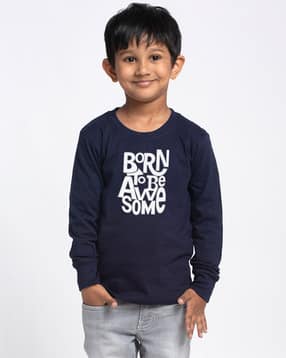 friskers Boys Typographic Print Regular Fit Round-Neck T-Shirt-picture-47