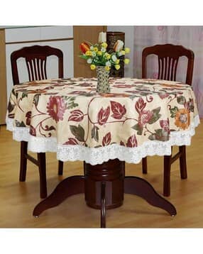 dakshya industries Floral Print Dining Table Cover 60"-picture-37